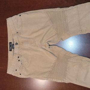 Brown/Khaki hype MOTO SKINNY Jeans Size 16